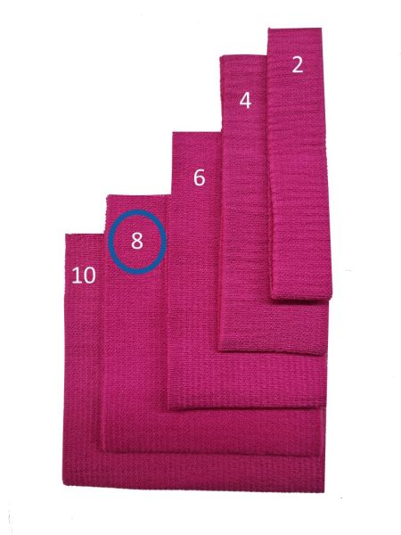 Körperbänder fuchsia 8 cm breit